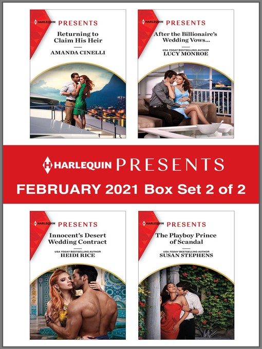 Title details for Harlequin Presents--February 2021--Box Set 2 of 2 by Amanda Cinelli - Wait list